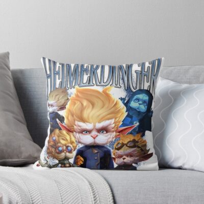 Heimerdinger Arcane Throw Pillow