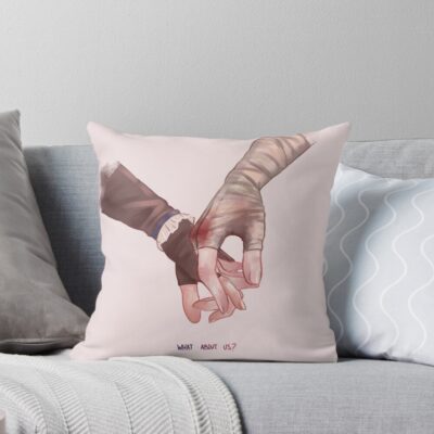 What About Us Throw Pillow
