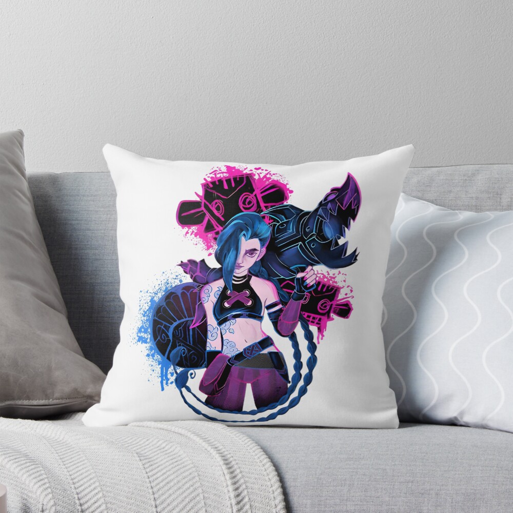 Arcane Jinx Colorful Throw Pillow