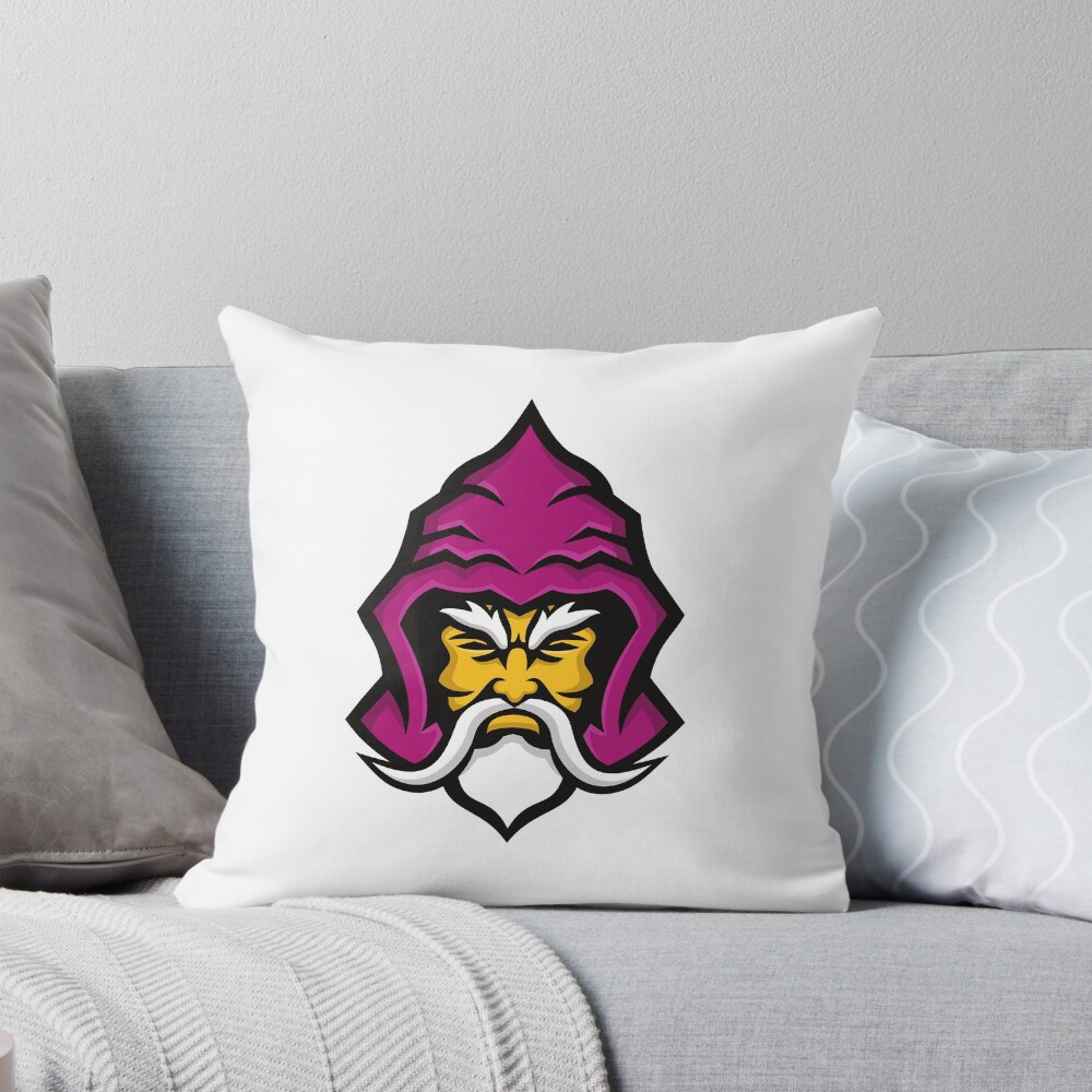 Aracne Powder Throw Pillow