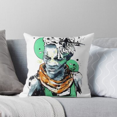 Ekko Arcane Colorful Throw Pillow