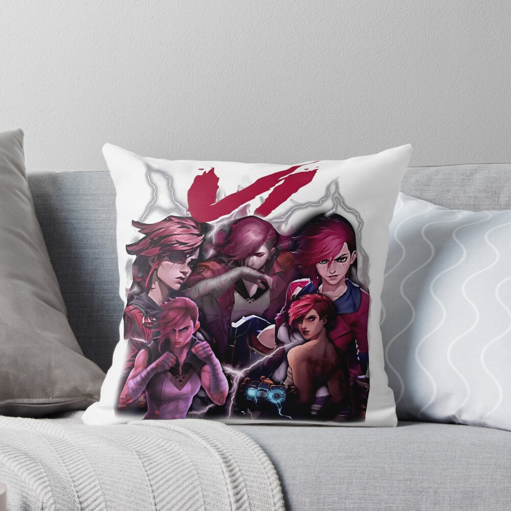 Arcane Vi Profile Throw Pillow