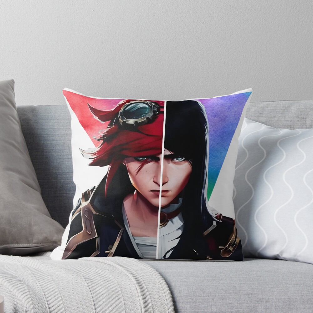 Caitvi Arcane Caitlyn Vi Throw Pillow
